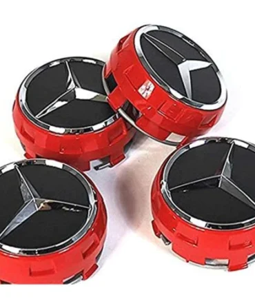 4PCS 75mm Wheel Center Hub Caps Cover Logo Badge Emblem For Mercedes-Benz AMG A-B-C-E-S-ML-CLASS