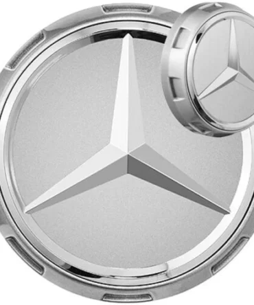 Mercedes AMG Silver Center Hub Alloy Wheel Cap 75mm 1 PCS