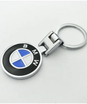 Stainless Key Ring Car Chain - Logo On Both Side For BMW